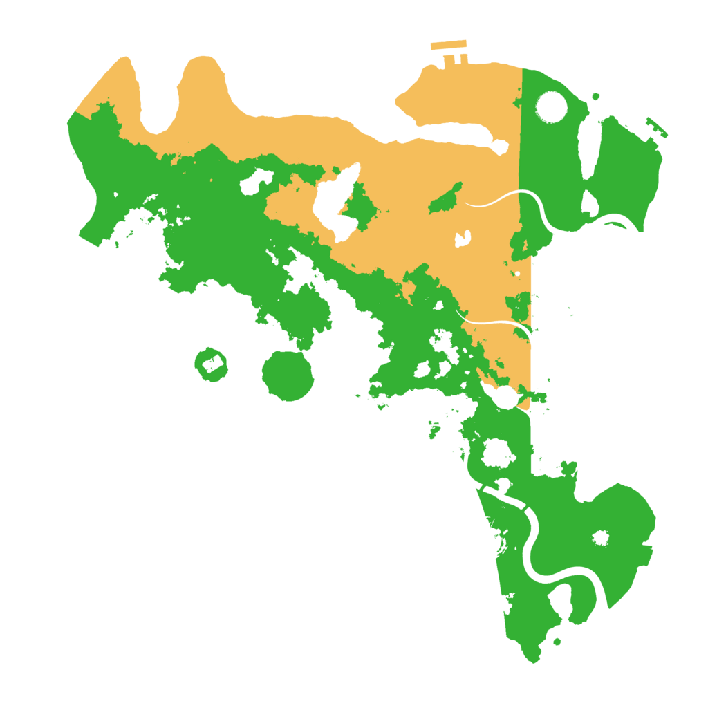 Biome Rust Map: Procedural Map, Size: 4000, Seed: 940003127