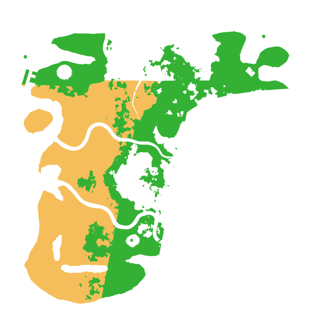 Biome Rust Map: Procedural Map, Size: 3800, Seed: 987654322