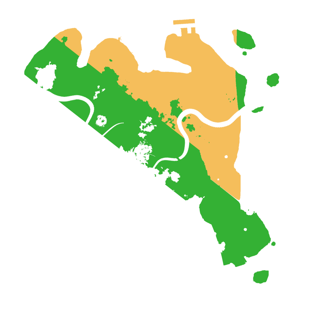 Biome Rust Map: Procedural Map, Size: 3000, Seed: 1468125872