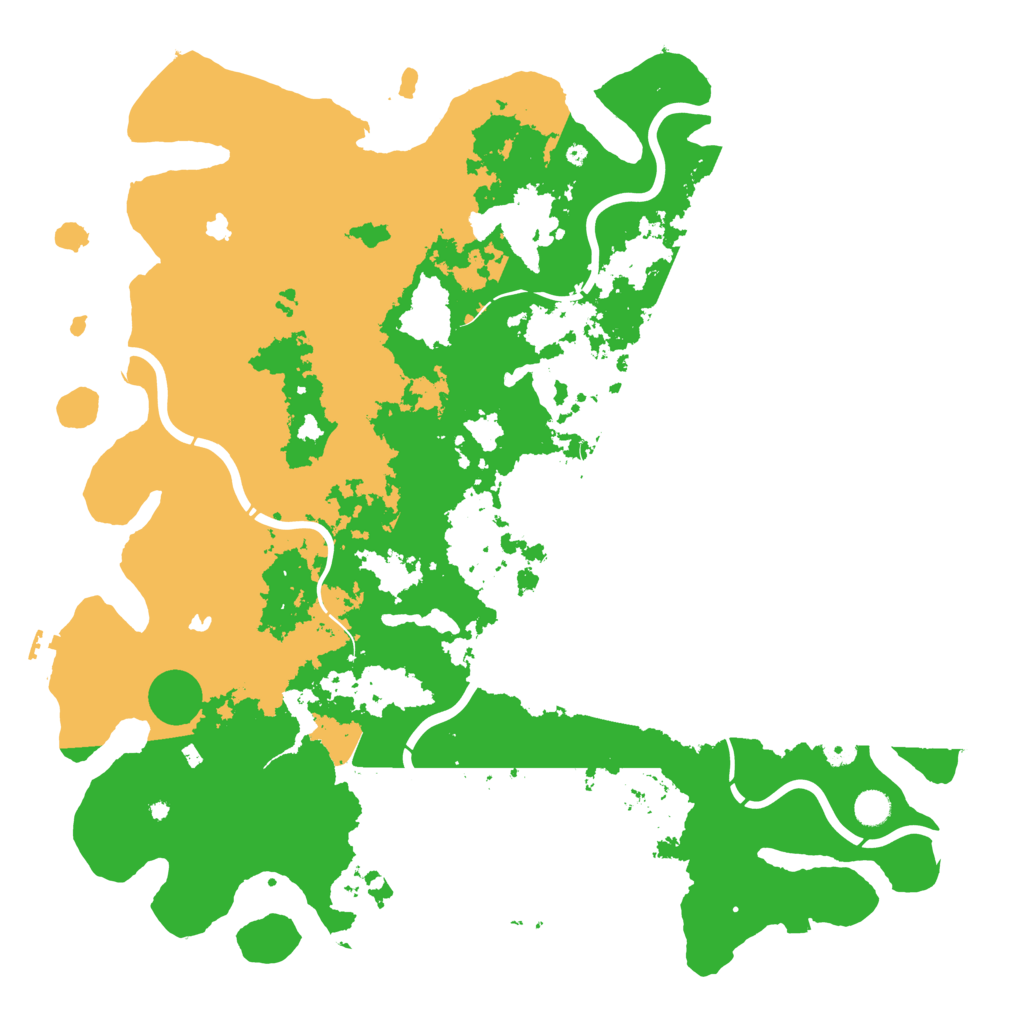 Biome Rust Map: Procedural Map, Size: 5000, Seed: 1327198853