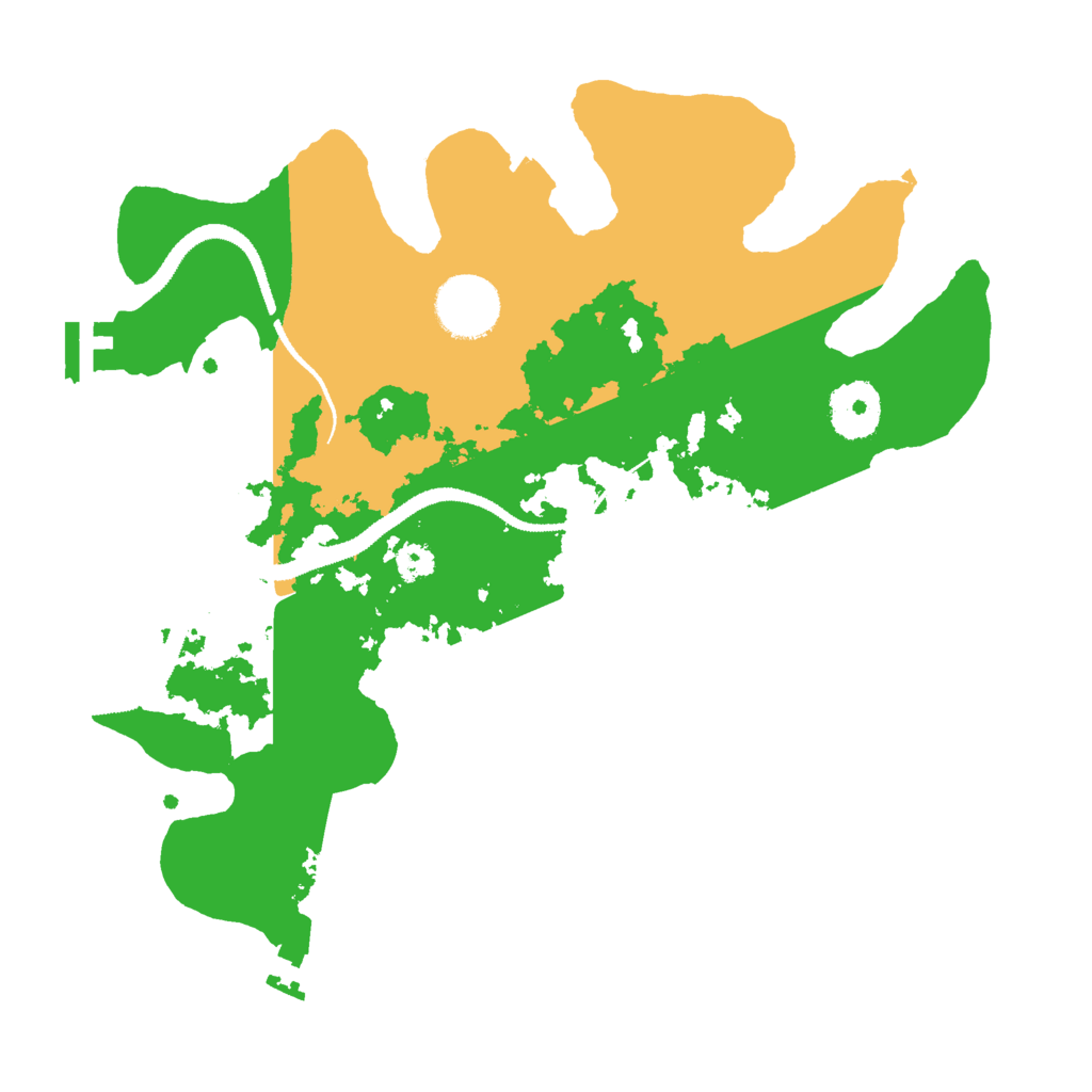 Biome Rust Map: Procedural Map, Size: 3000, Seed: 37716