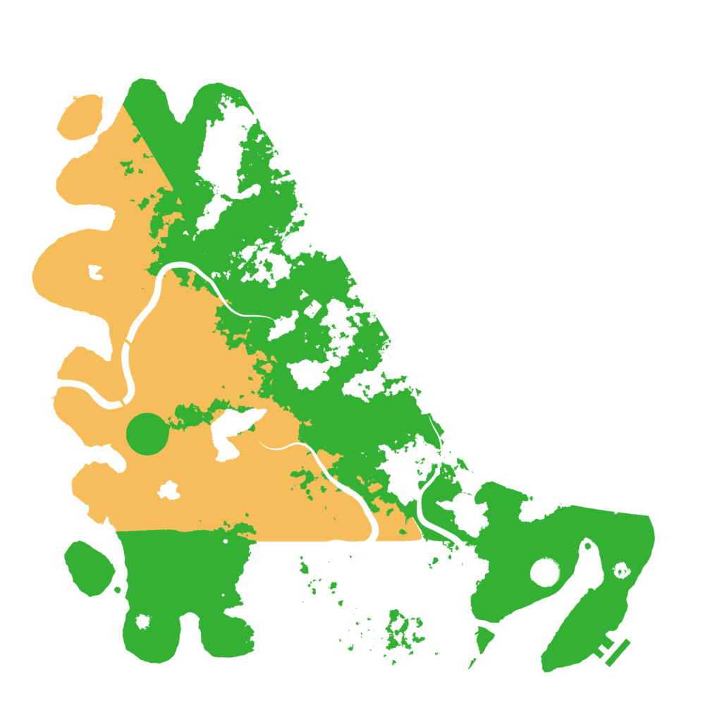 Biome Rust Map: Procedural Map, Size: 4500, Seed: 803445543