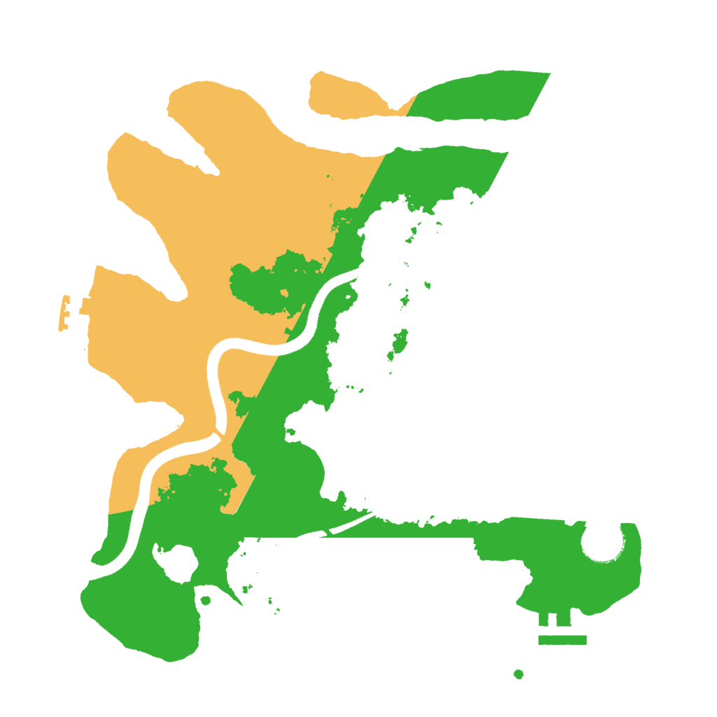 Biome Rust Map: Procedural Map, Size: 3000, Seed: 983533891