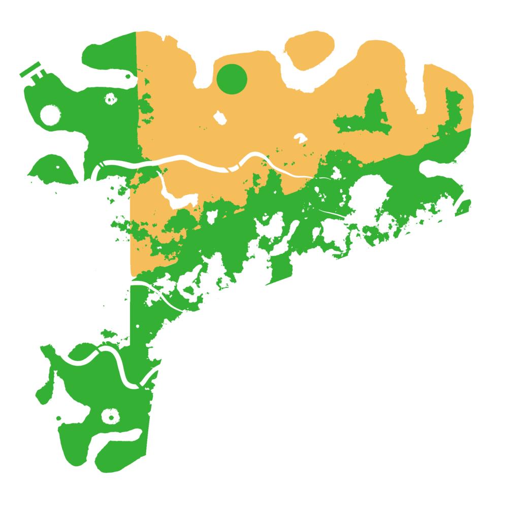 Biome Rust Map: Procedural Map, Size: 4500, Seed: 73470846
