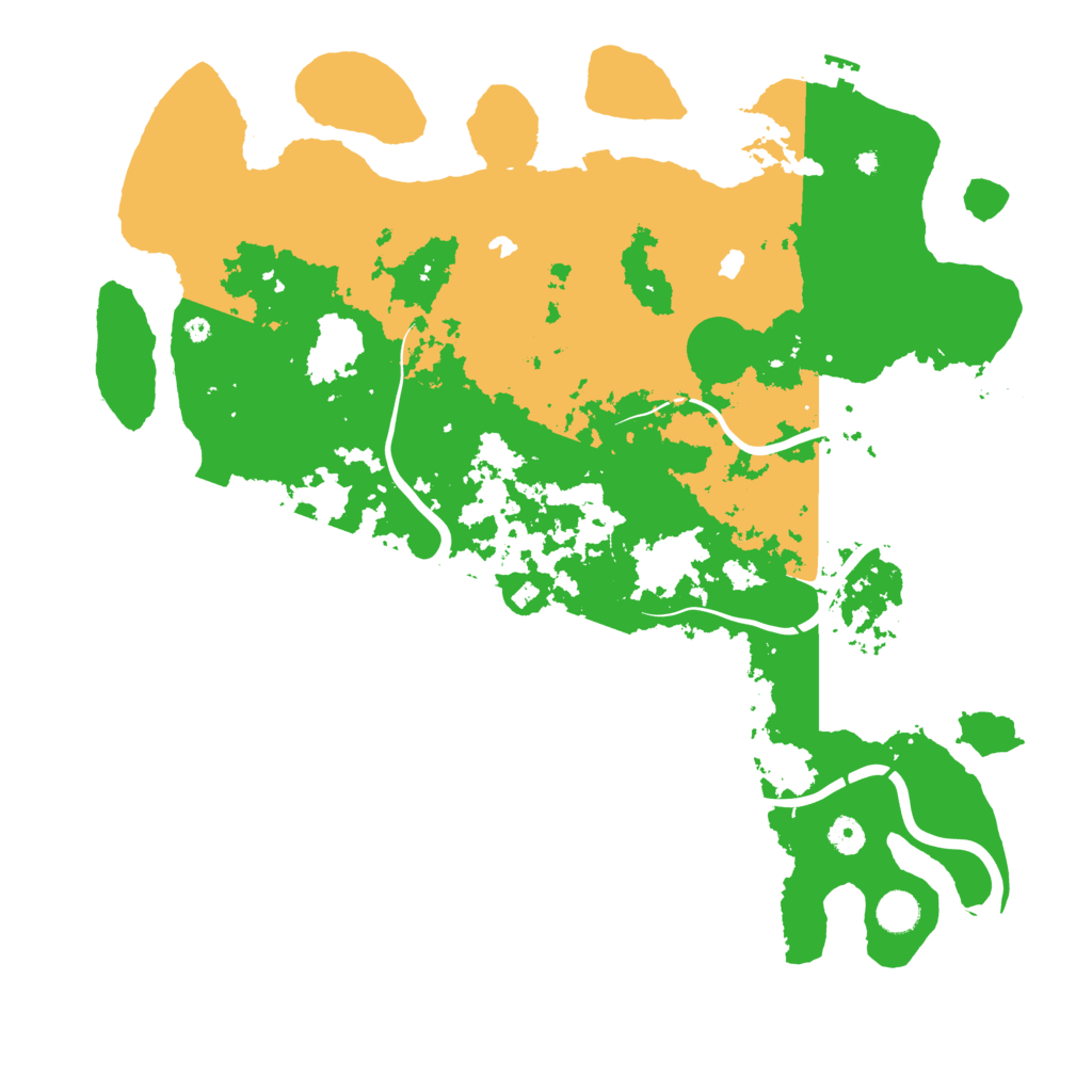 Biome Rust Map: Procedural Map, Size: 4500, Seed: 975852157
