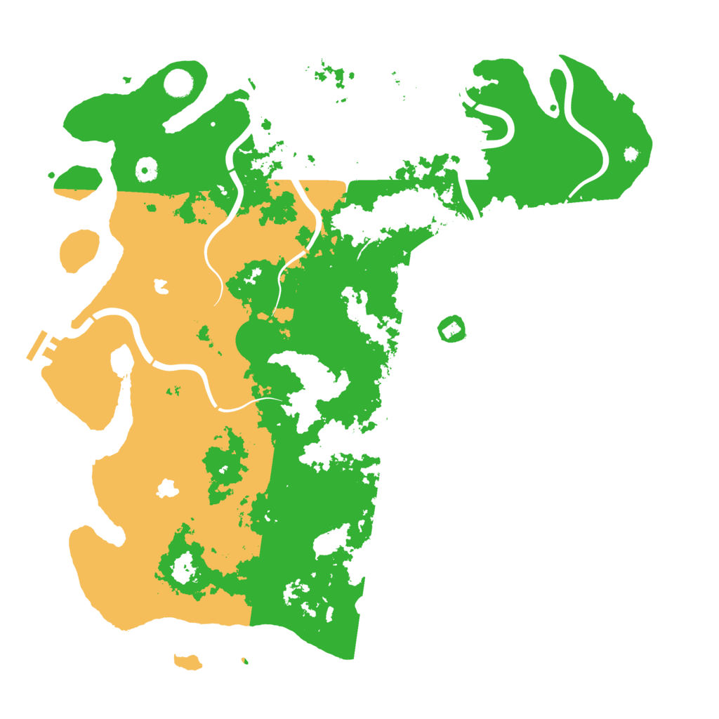 Biome Rust Map: Procedural Map, Size: 4500, Seed: 591251242