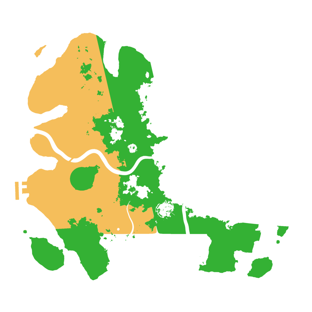 Biome Rust Map: Procedural Map, Size: 3500, Seed: 1949282307