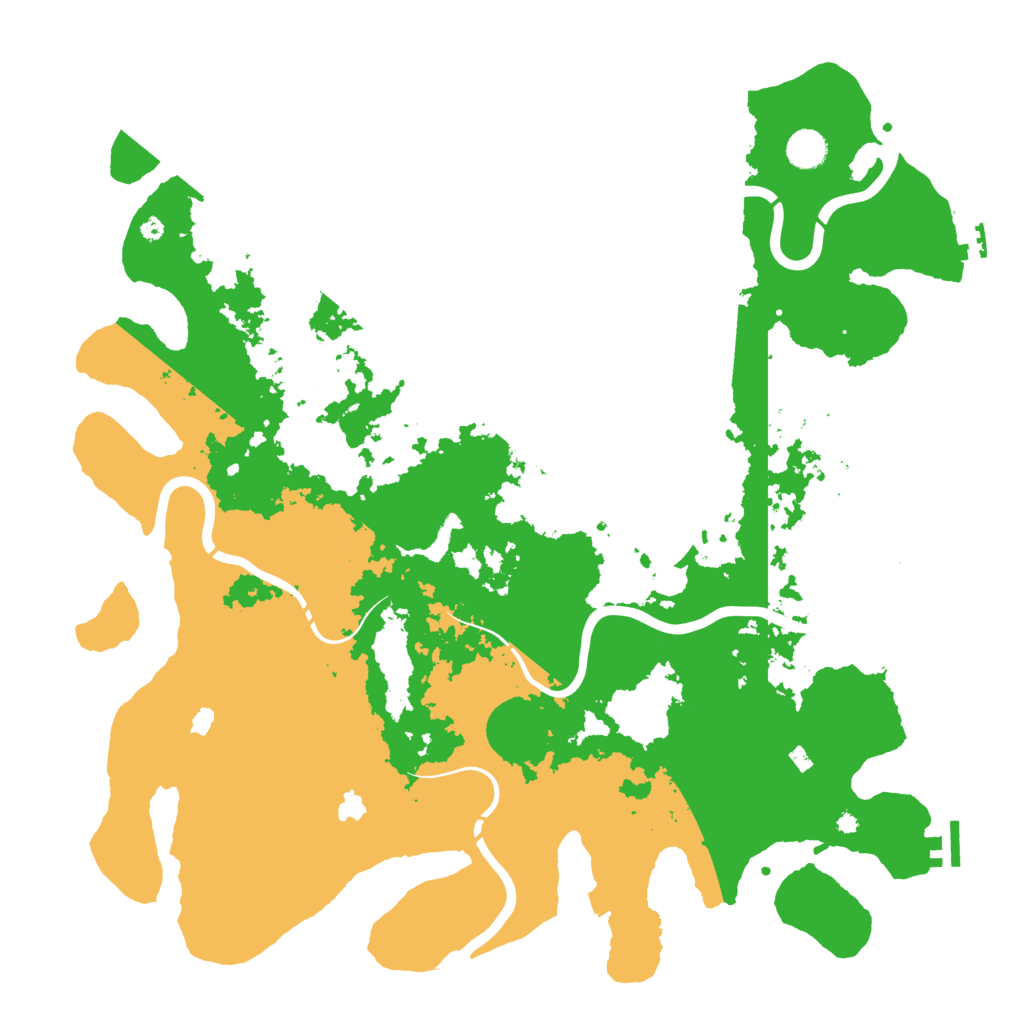 Biome Rust Map: Procedural Map, Size: 4500, Seed: 13364874