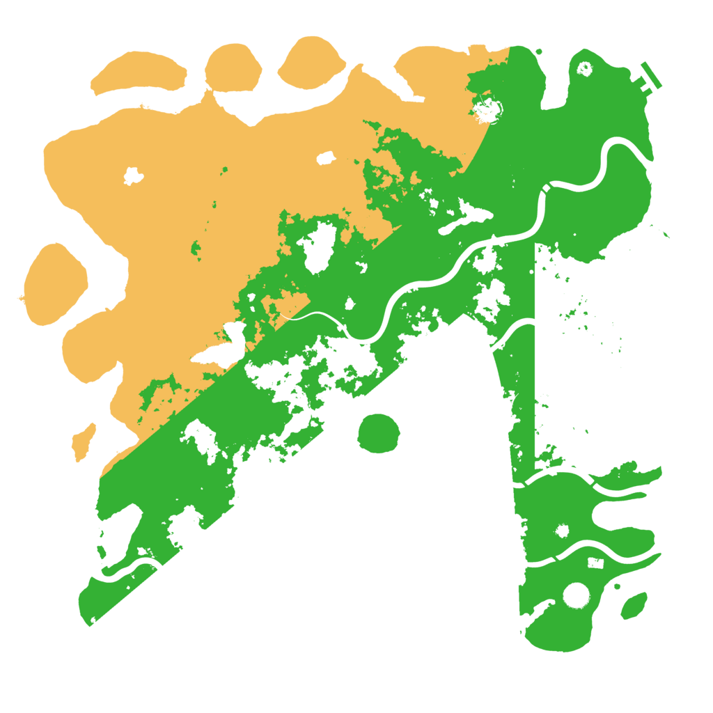 Biome Rust Map: Procedural Map, Size: 4800, Seed: 1233448784