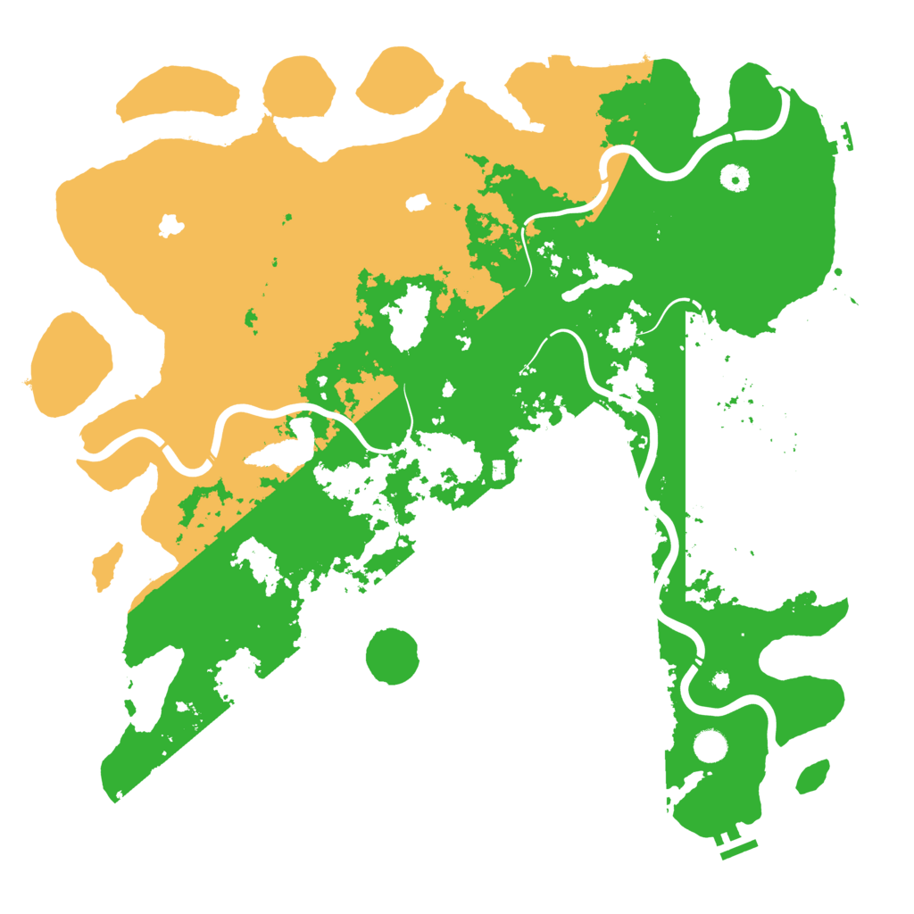 Biome Rust Map: Procedural Map, Size: 4800, Seed: 1233448784