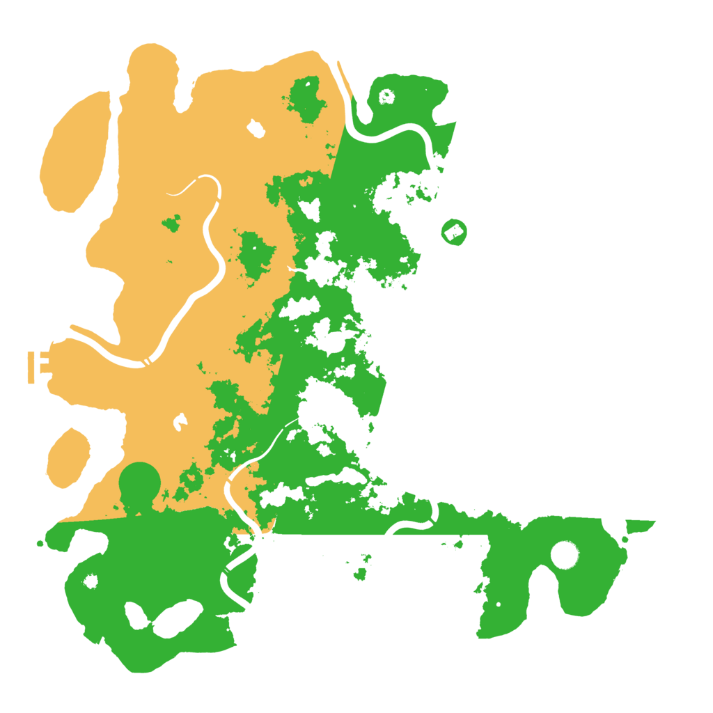 Biome Rust Map: Procedural Map, Size: 4500, Seed: 524370564