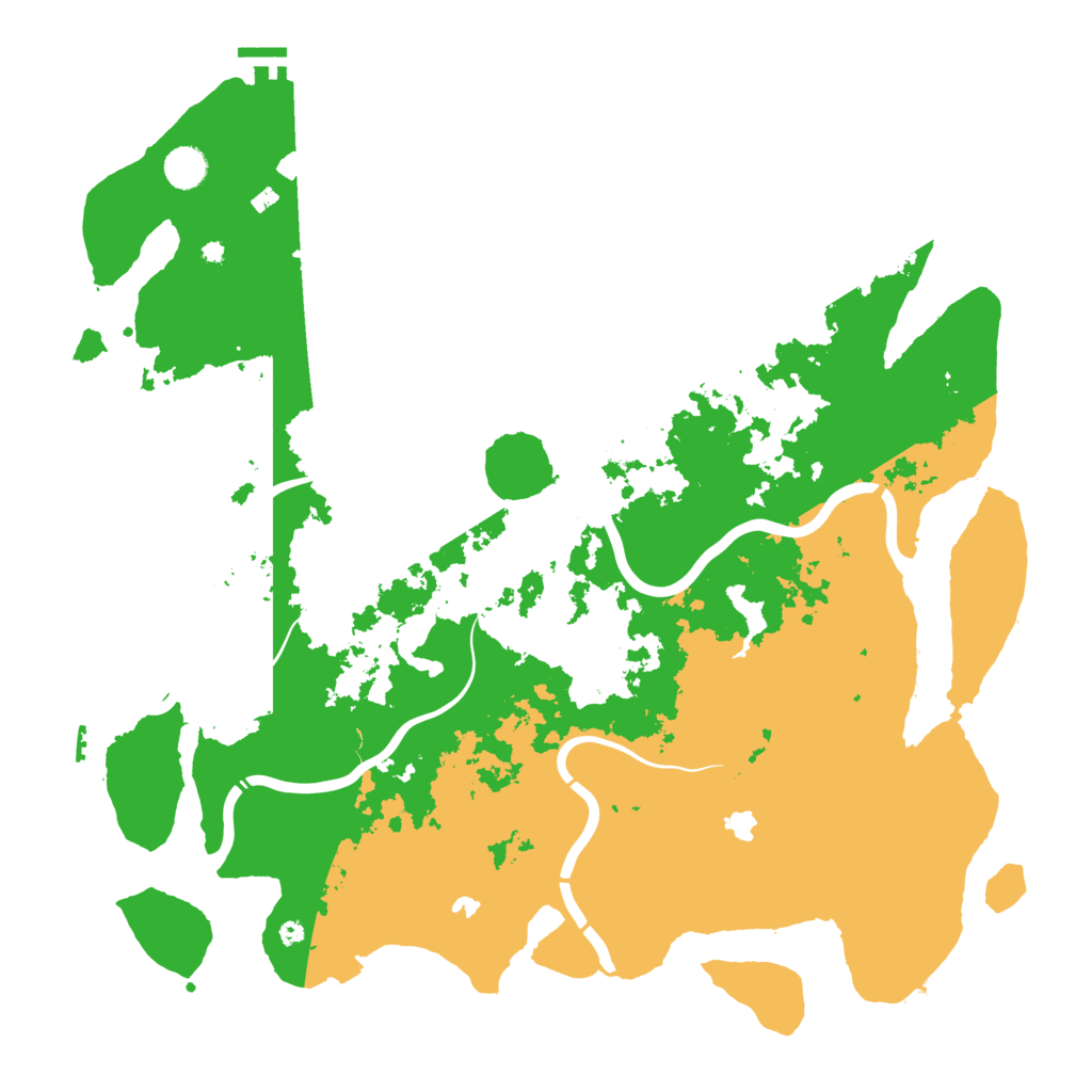 Biome Rust Map: Procedural Map, Size: 4500, Seed: 23564362