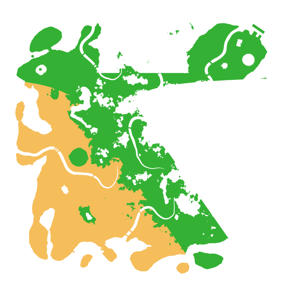 Biome Rust Map: Procedural Map, Size: 4250, Seed: 795638327