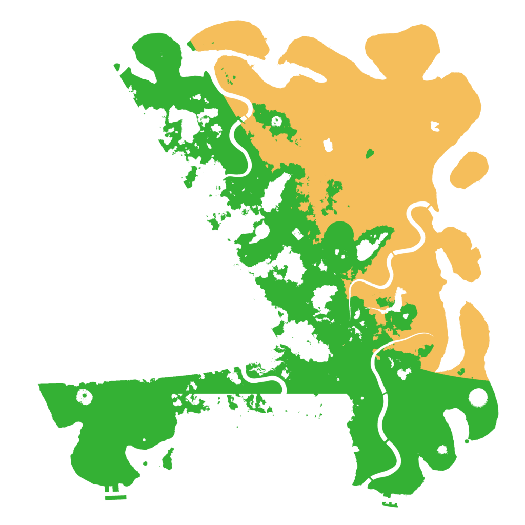 Biome Rust Map: Procedural Map, Size: 5000, Seed: 216289870