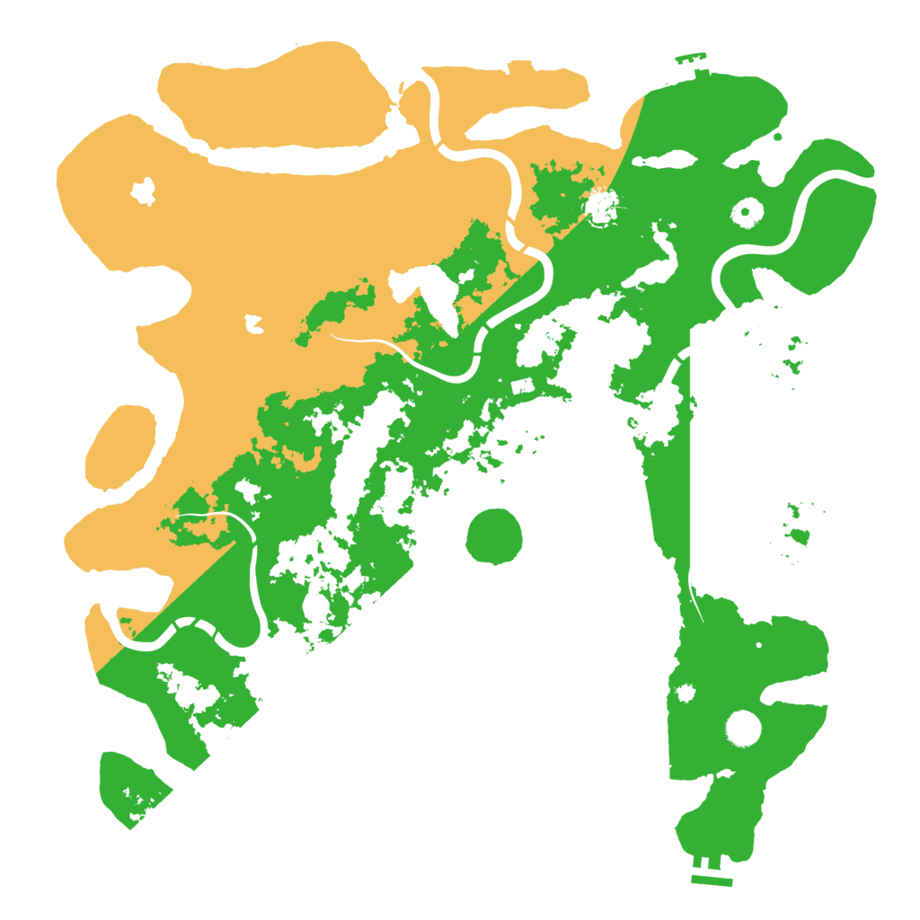 Biome Rust Map: Procedural Map, Size: 4500, Seed: 907766308