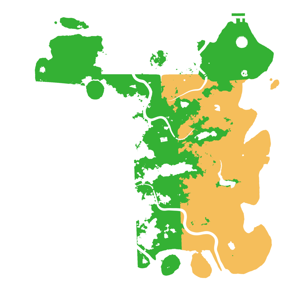 Biome Rust Map: Procedural Map, Size: 4500, Seed: 805547930