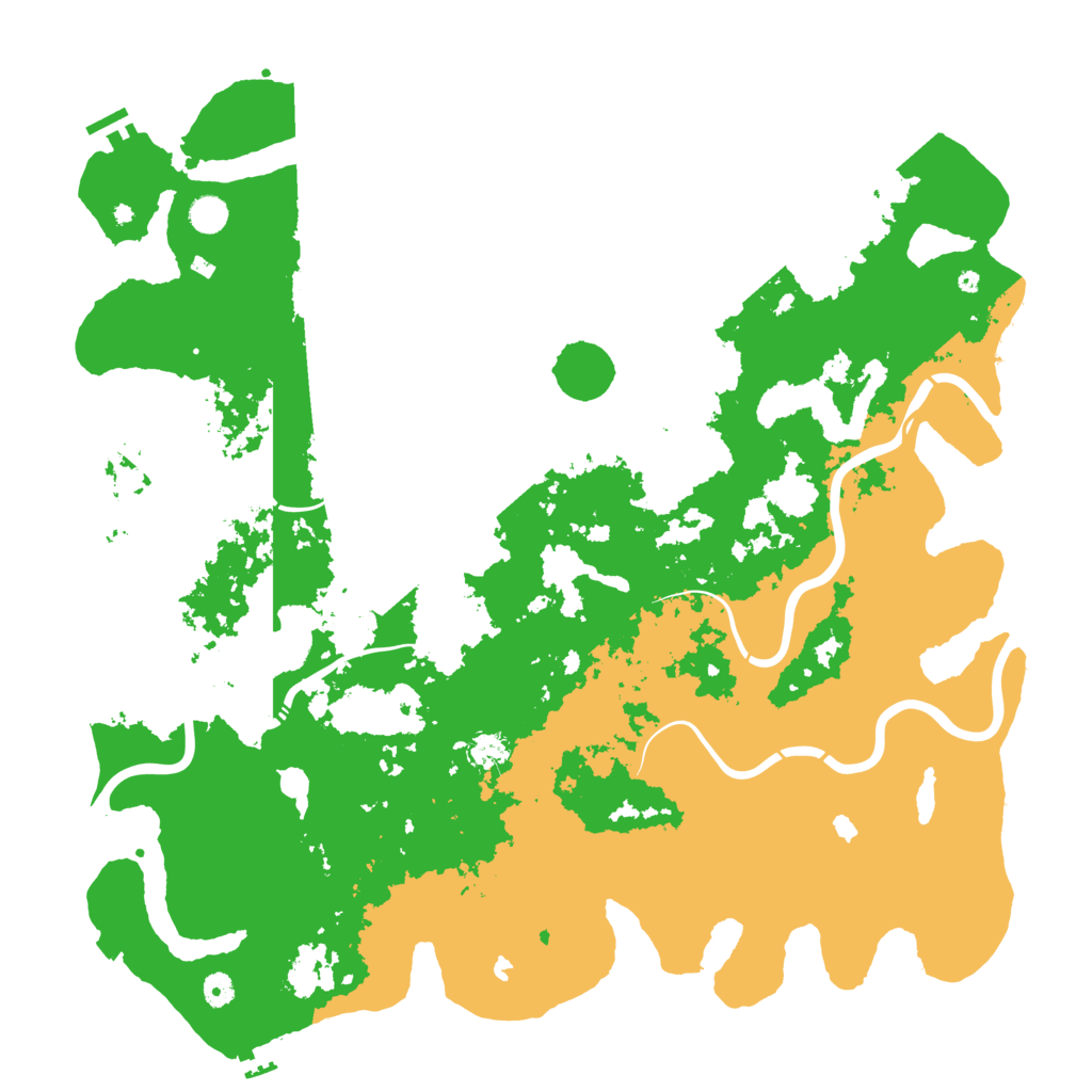 Biome Rust Map: Procedural Map, Size: 5000, Seed: 682856042