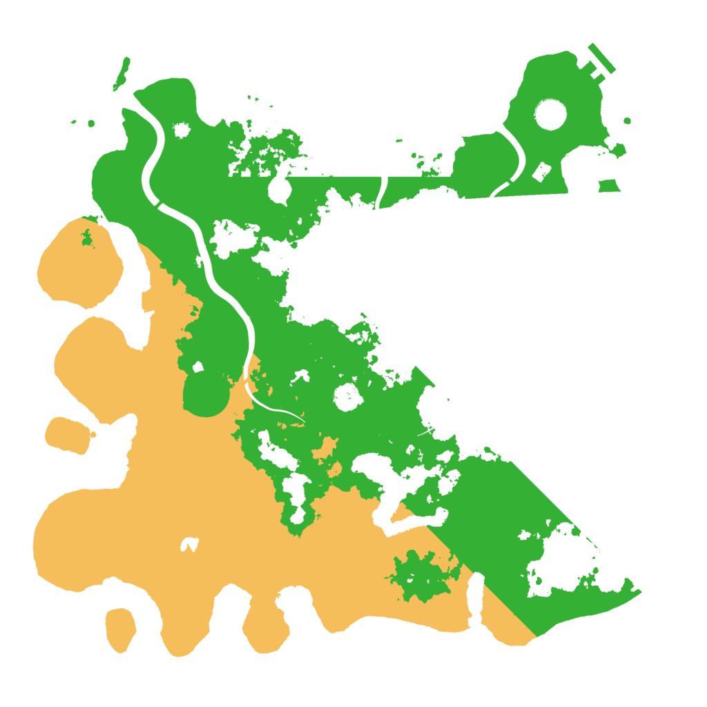 Biome Rust Map: Procedural Map, Size: 4000, Seed: 783179996