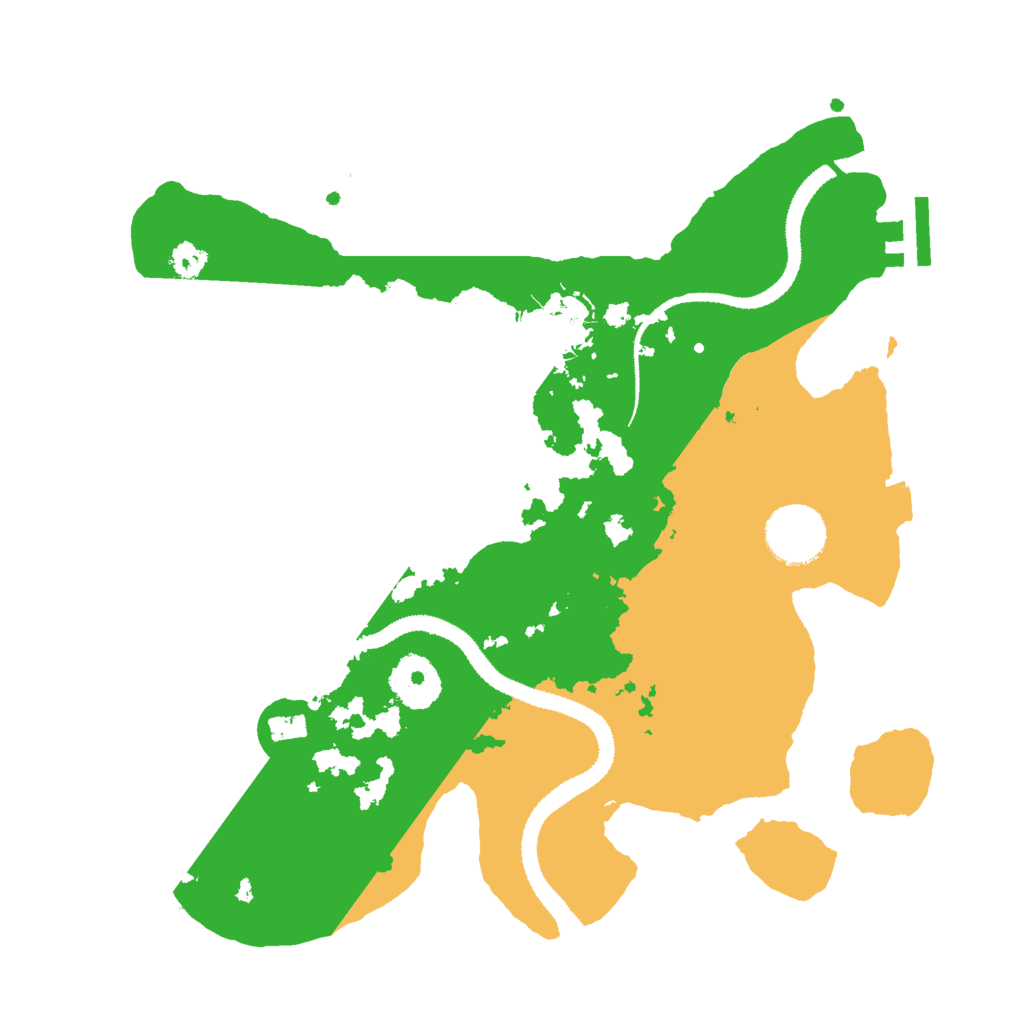 Biome Rust Map: Procedural Map, Size: 3000, Seed: 1893499566