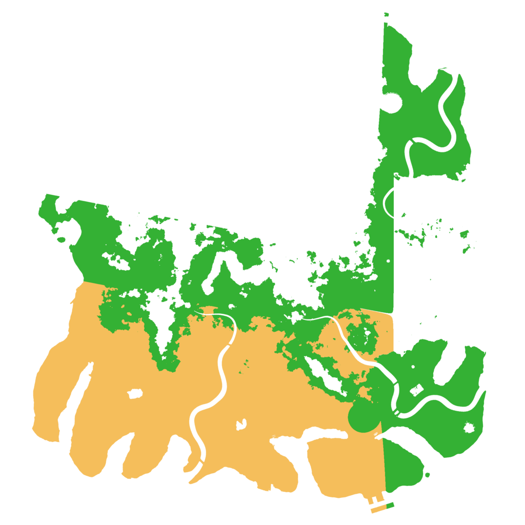 Biome Rust Map: Procedural Map, Size: 4500, Seed: 369596590