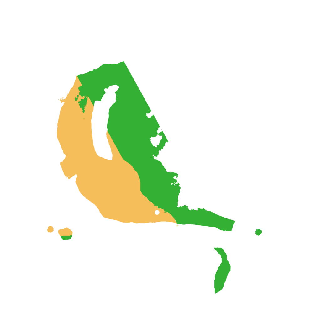 Biome Rust Map: Procedural Map, Size: 2000, Seed: 1234561