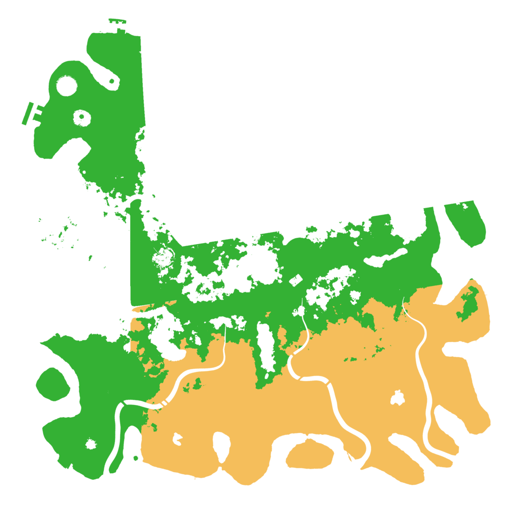 Biome Rust Map: Procedural Map, Size: 4500, Seed: 920643931