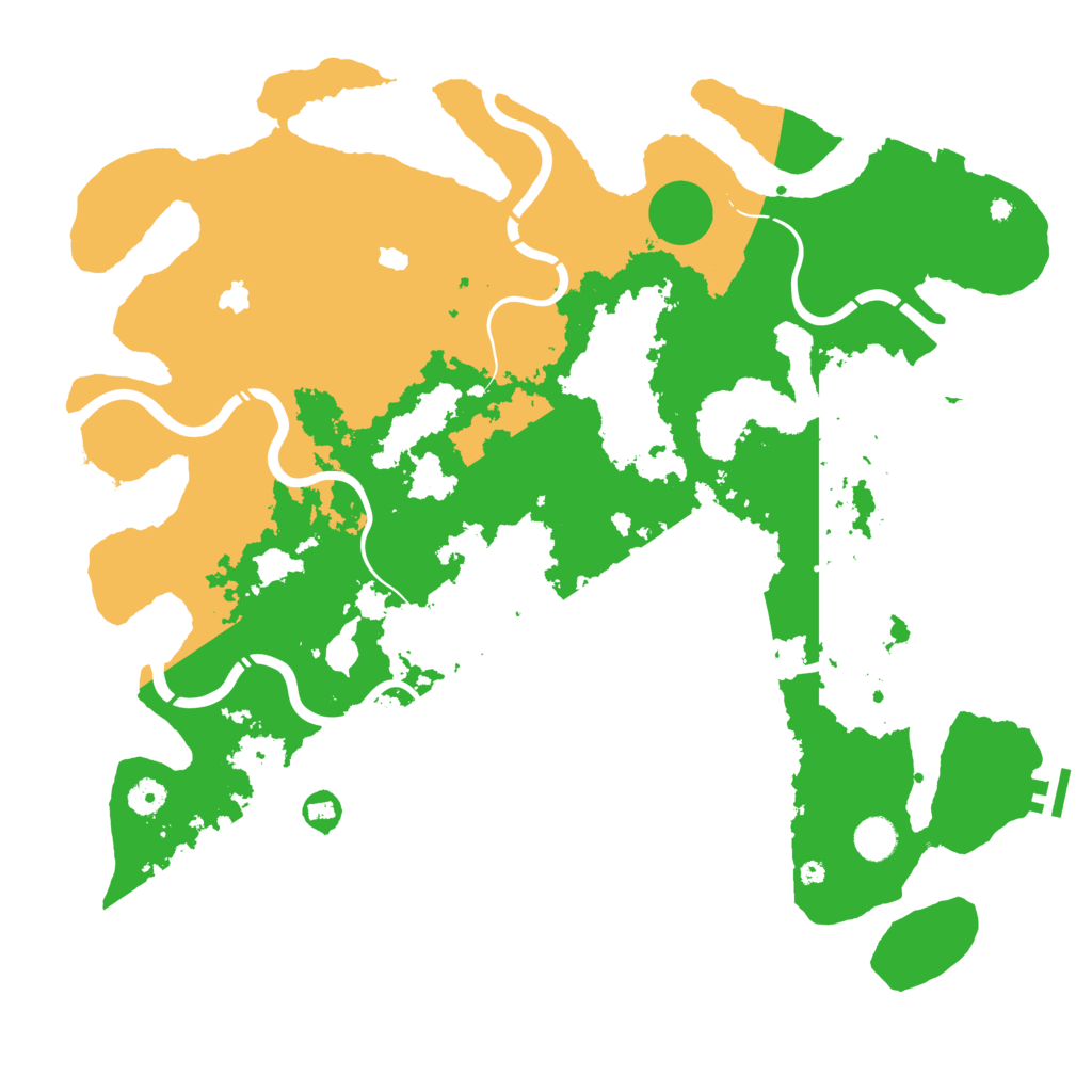 Biome Rust Map: Procedural Map, Size: 4500, Seed: 682666639