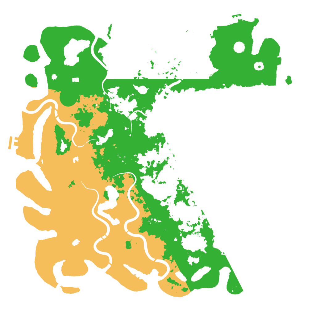 Biome Rust Map: Procedural Map, Size: 5000, Seed: 778950016