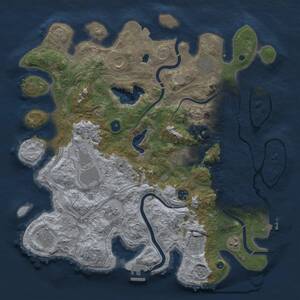 Thumbnail Rust Map: Procedural Map, Size: 4250, Seed: 1504763730, 16 Monuments