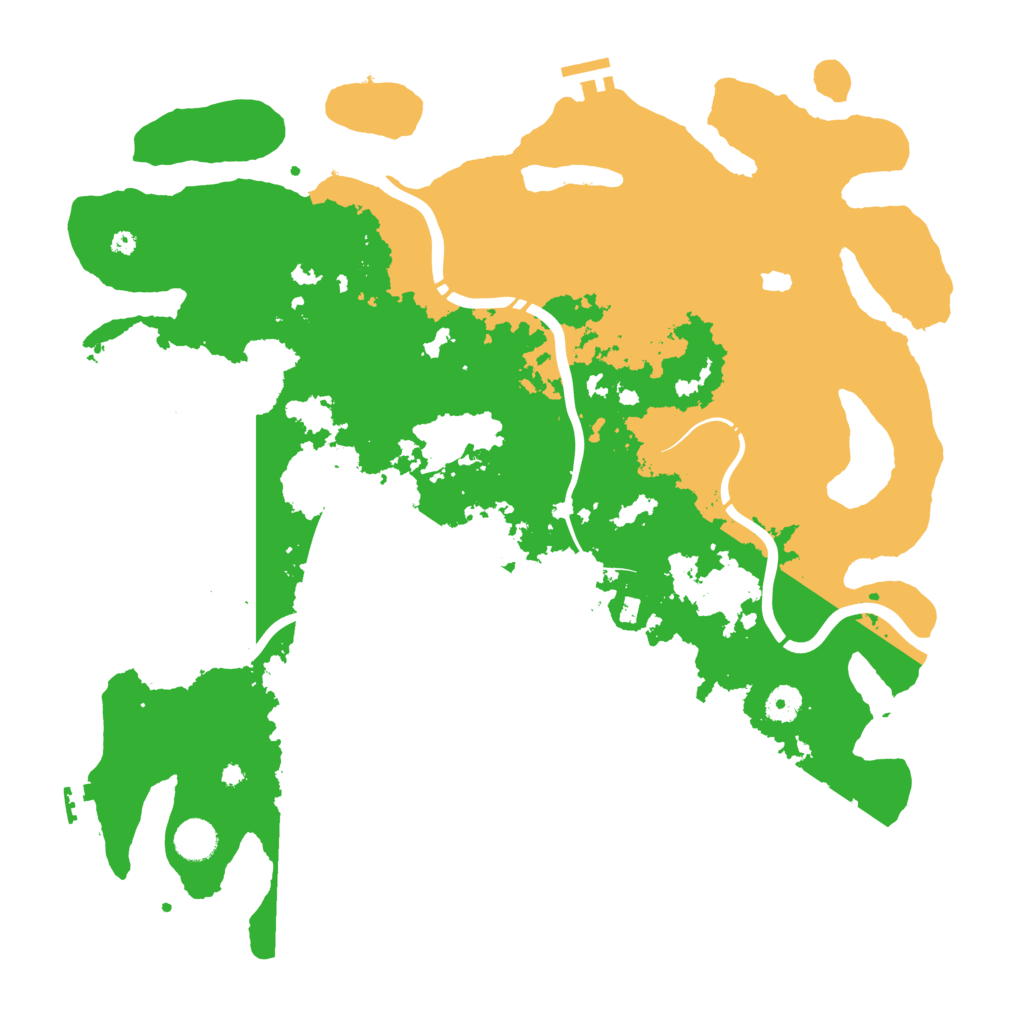 Biome Rust Map: Procedural Map, Size: 4250, Seed: 249327634