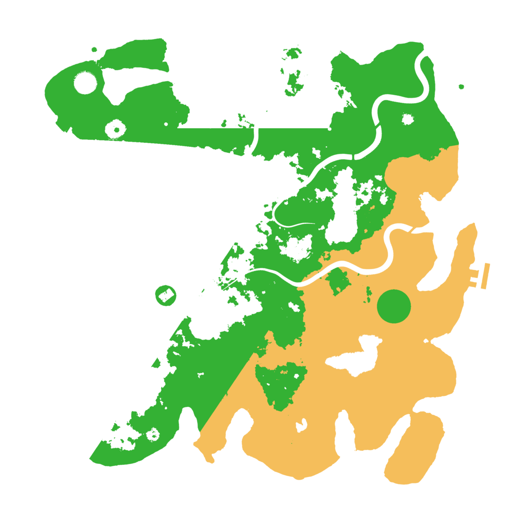 Biome Rust Map: Procedural Map, Size: 4000, Seed: 88788788