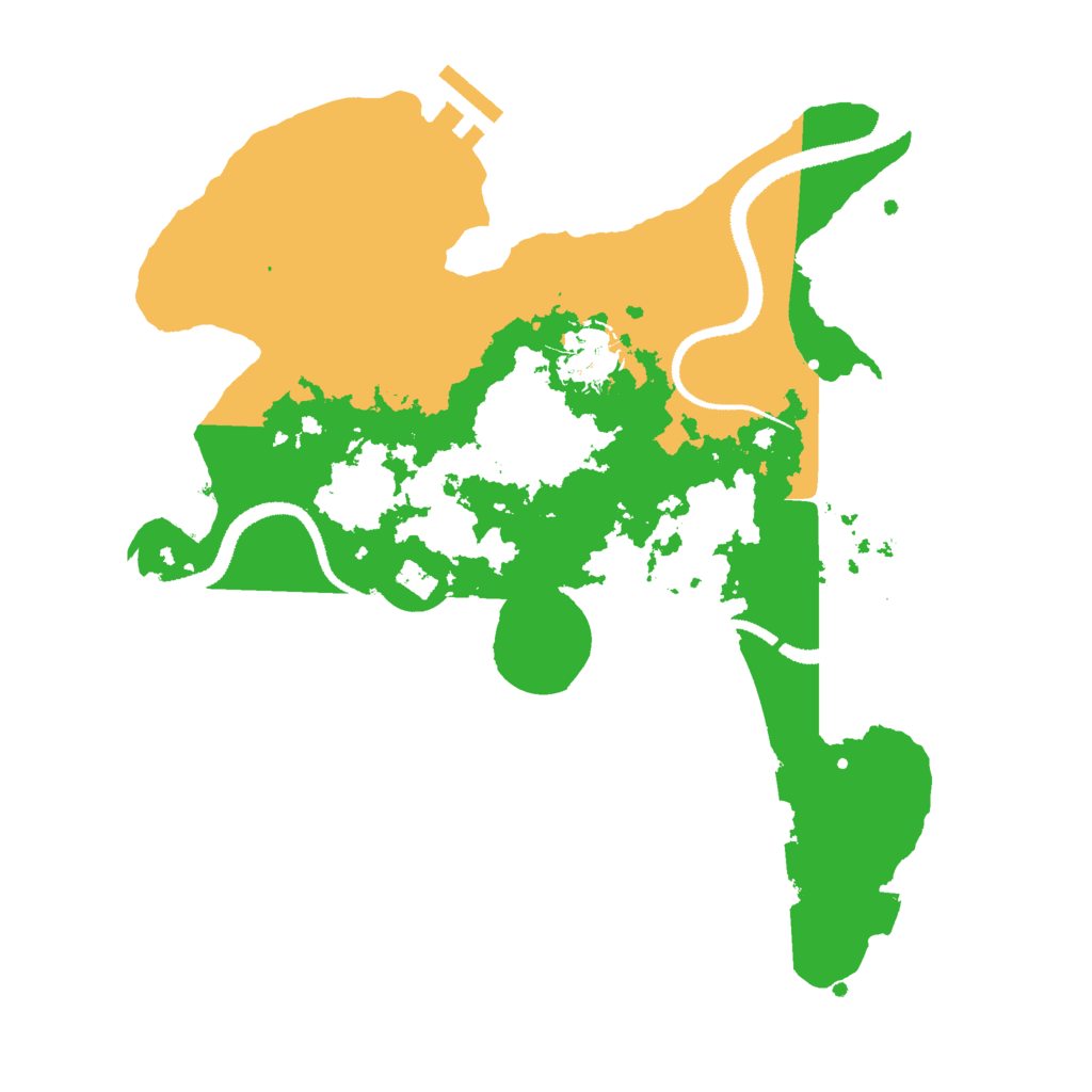 Biome Rust Map: Procedural Map, Size: 3000, Seed: 933568886