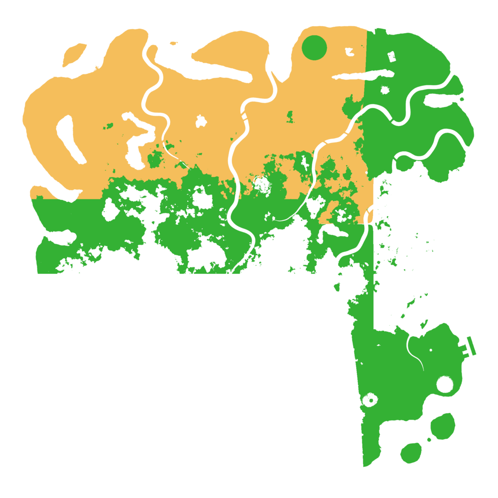 Biome Rust Map: Procedural Map, Size: 5250, Seed: 1772884583