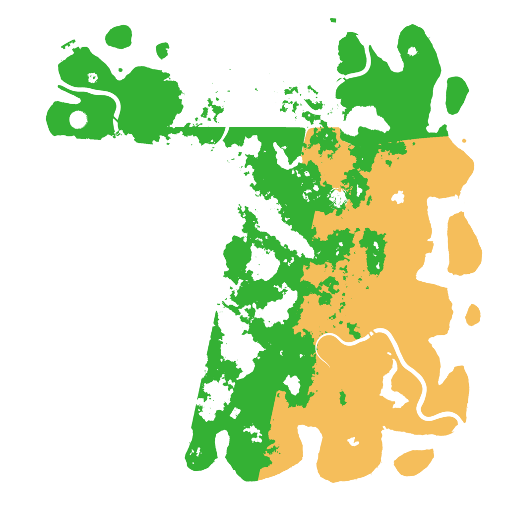 Biome Rust Map: Procedural Map, Size: 5000, Seed: 770044019