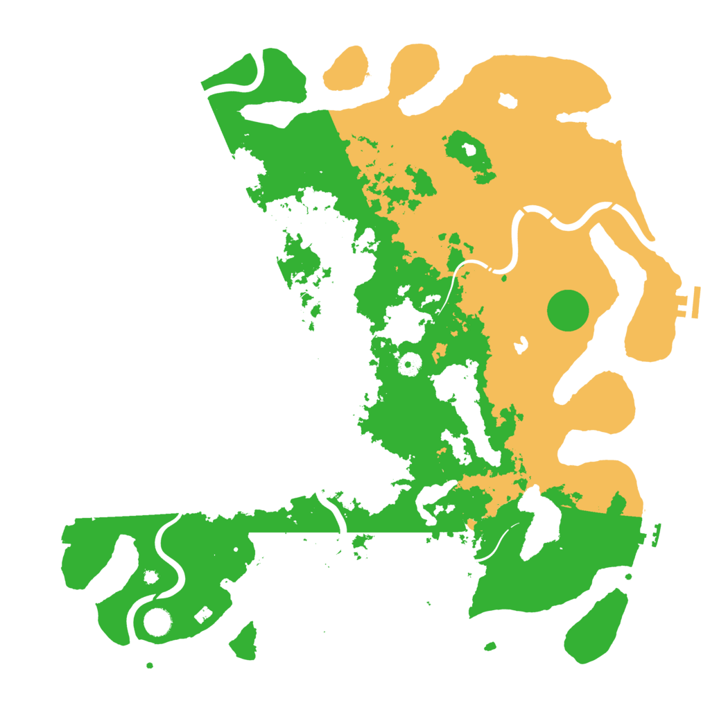 Biome Rust Map: Procedural Map, Size: 4500, Seed: 229635674