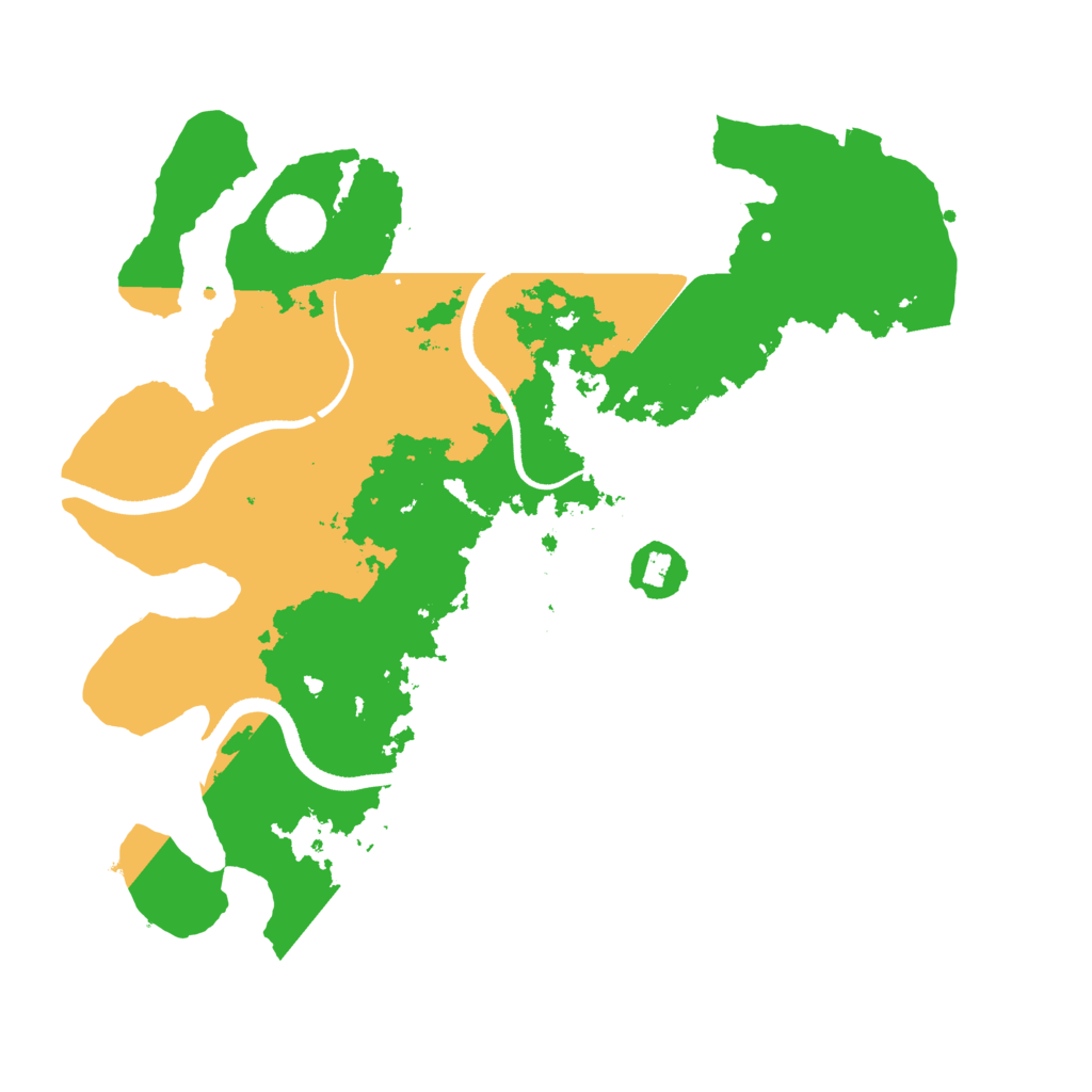 Biome Rust Map: Procedural Map, Size: 3500, Seed: 750304953