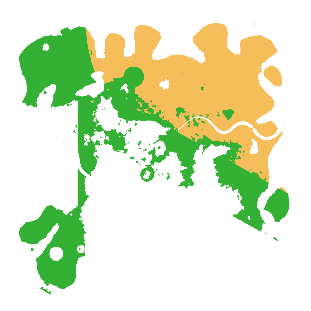 Biome Rust Map: Procedural Map, Size: 4000, Seed: 952738445