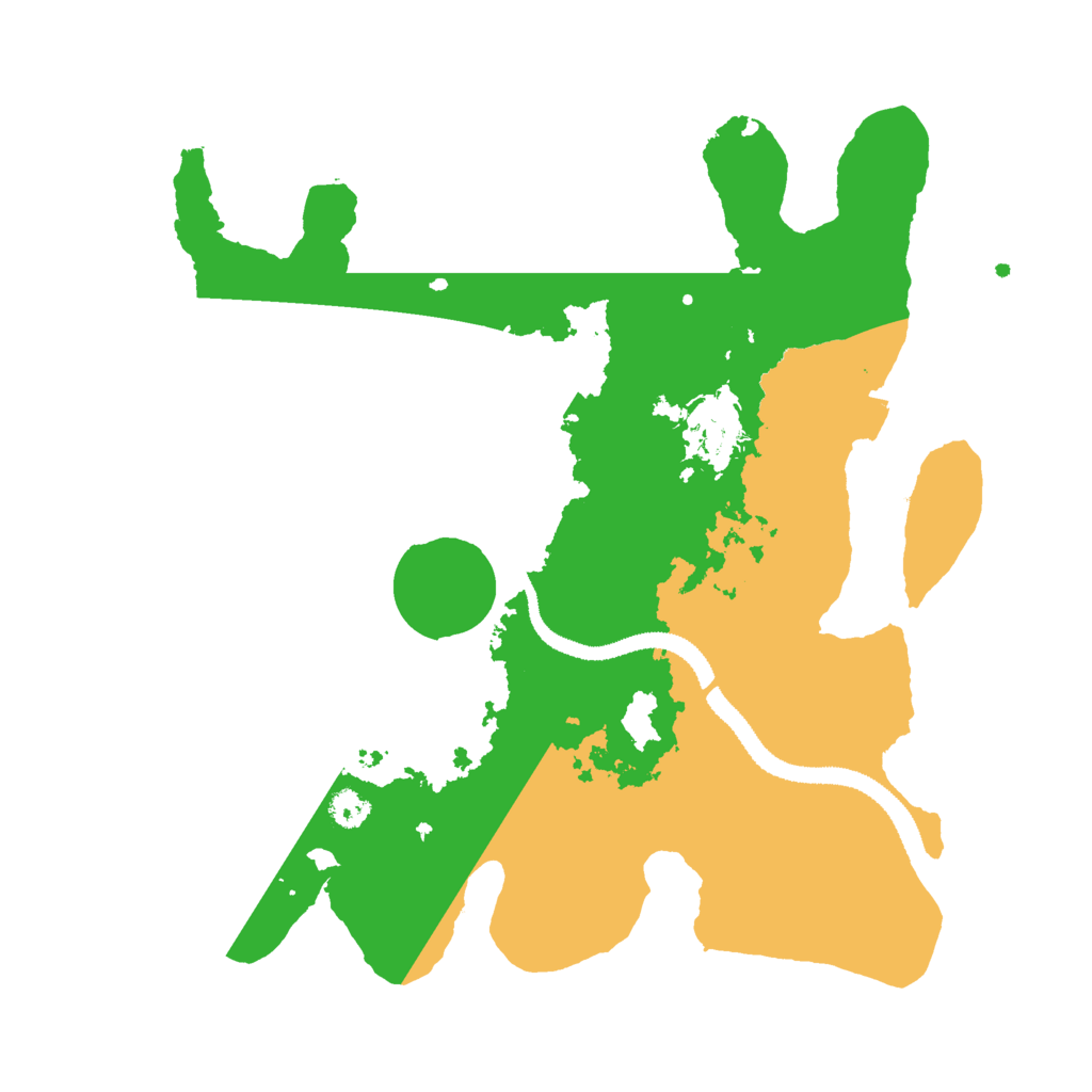 Biome Rust Map: Procedural Map, Size: 3000, Seed: 1152913333
