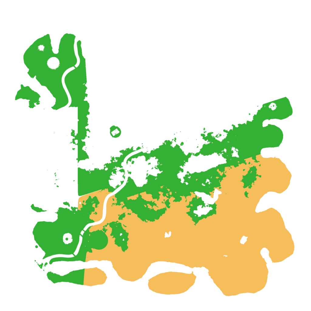 Biome Rust Map: Procedural Map, Size: 4500, Seed: 13566