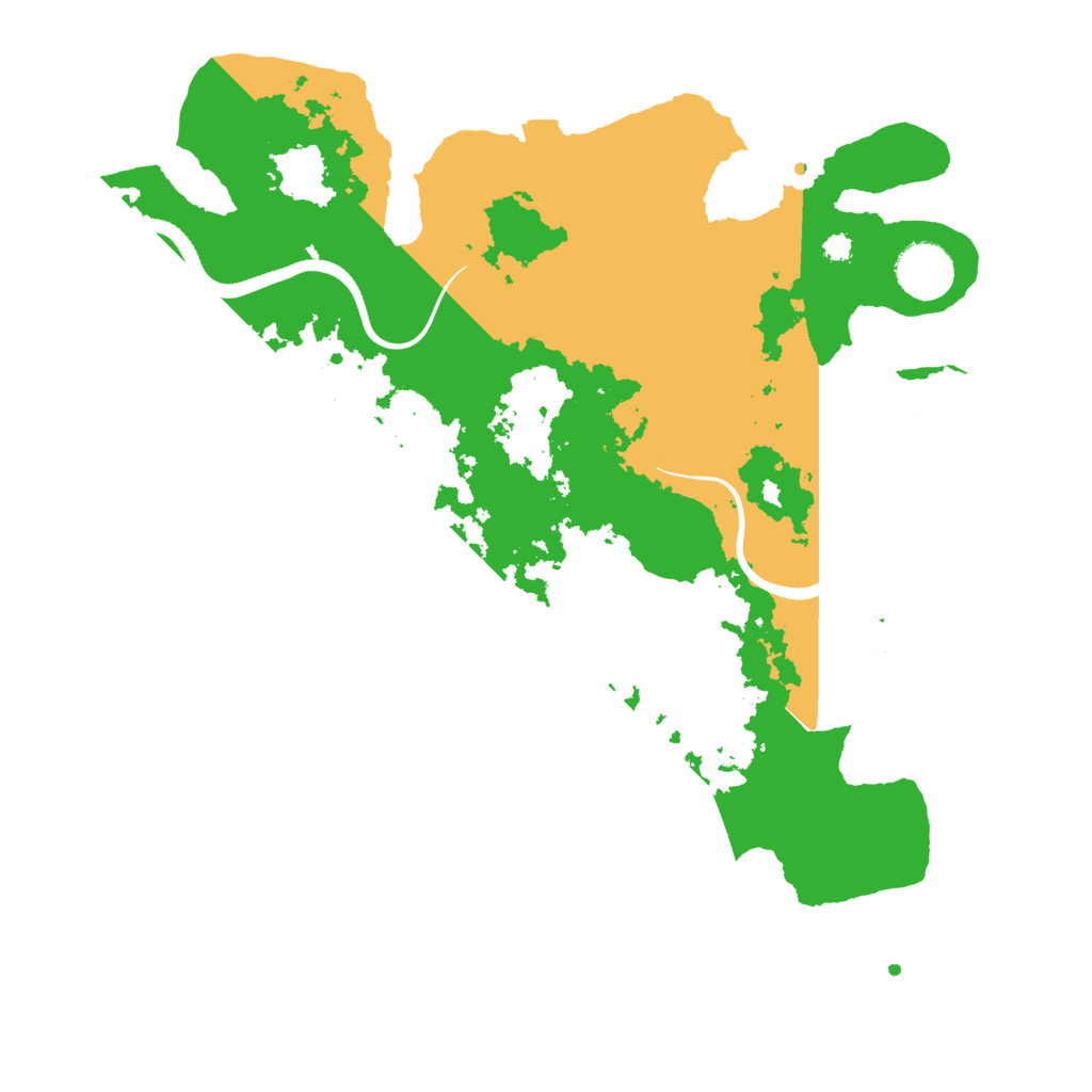 Biome Rust Map: Procedural Map, Size: 3500, Seed: 1660995727