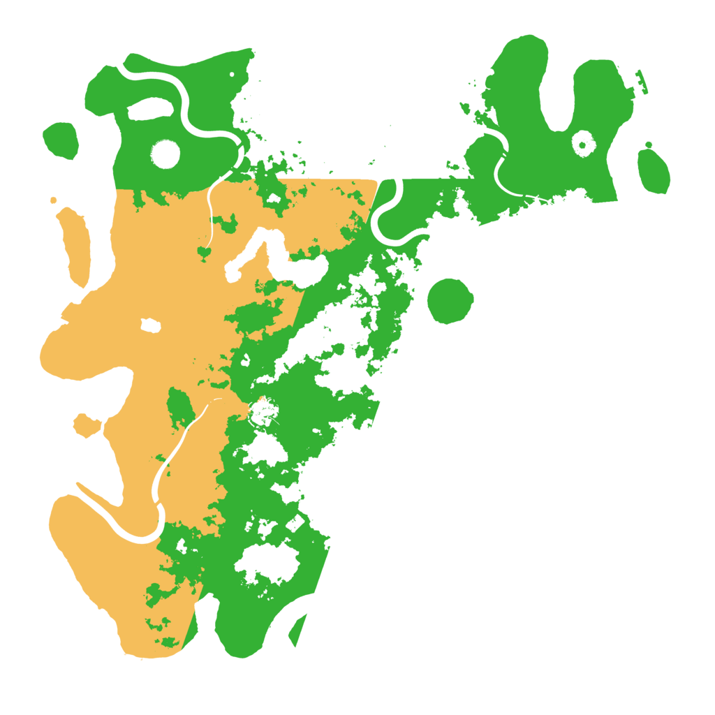 Biome Rust Map: Procedural Map, Size: 4350, Seed: 893465