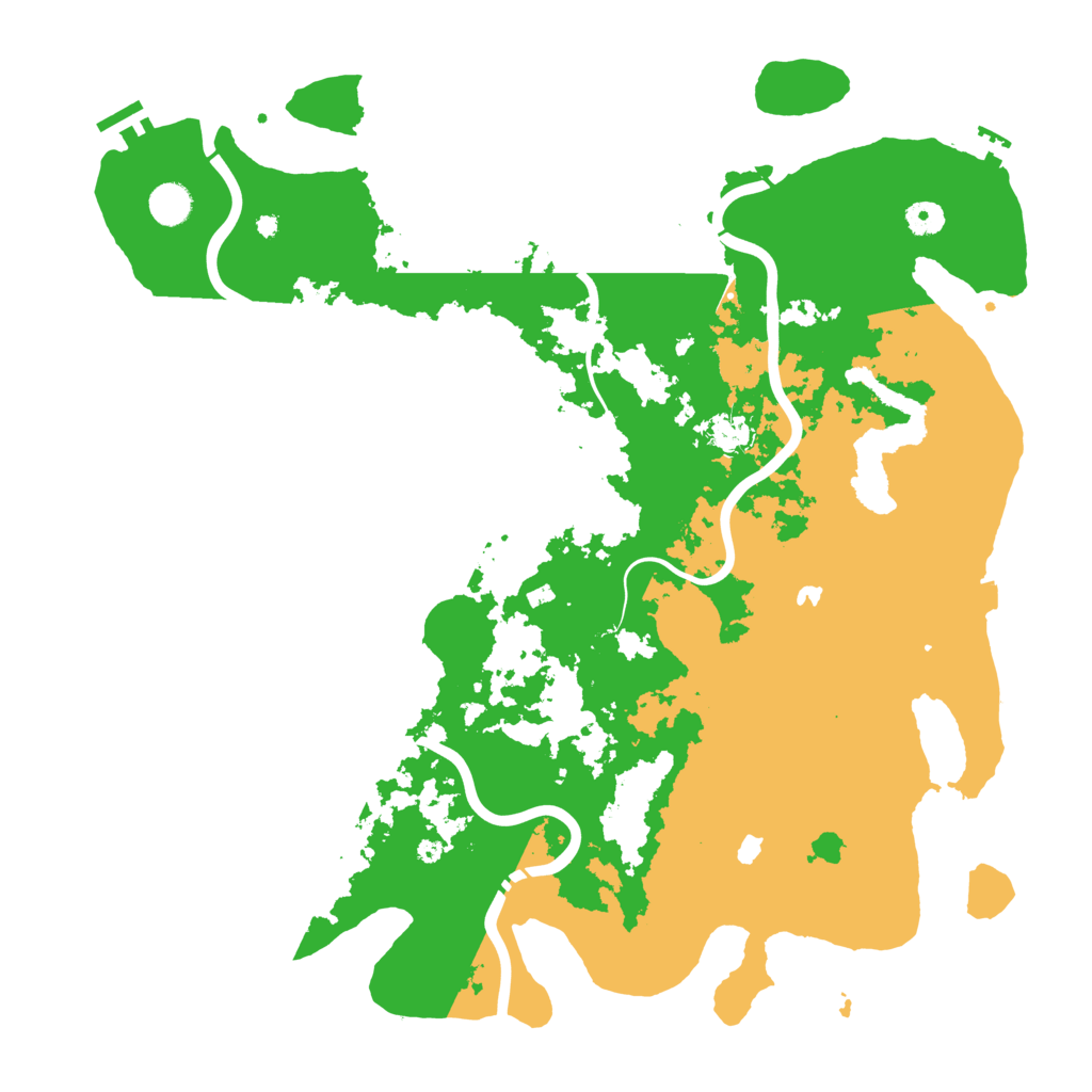 Biome Rust Map: Procedural Map, Size: 4500, Seed: 1037149983