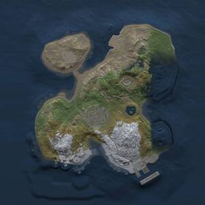 Thumbnail Rust Map: Procedural Map, Size: 2000, Seed: 44727566, 4 Monuments