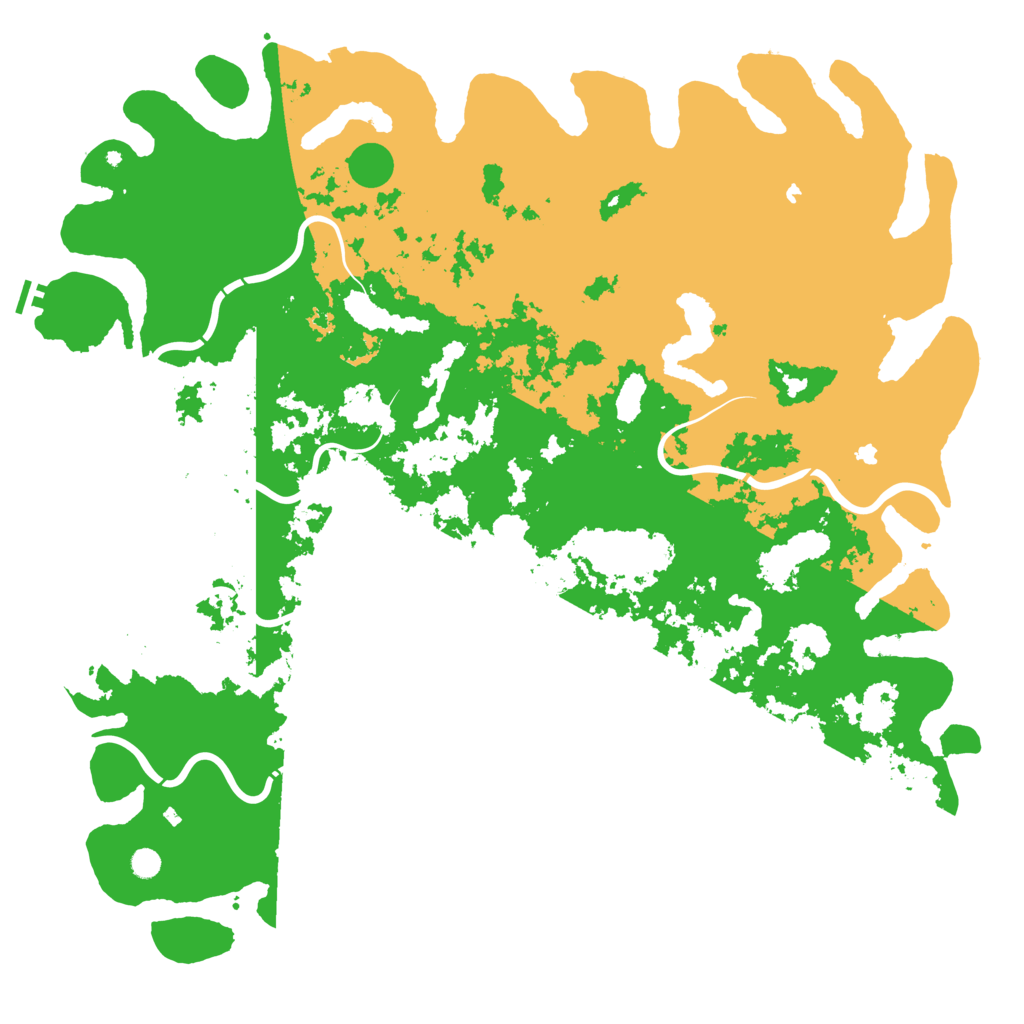 Biome Rust Map: Procedural Map, Size: 6000, Seed: 170460557
