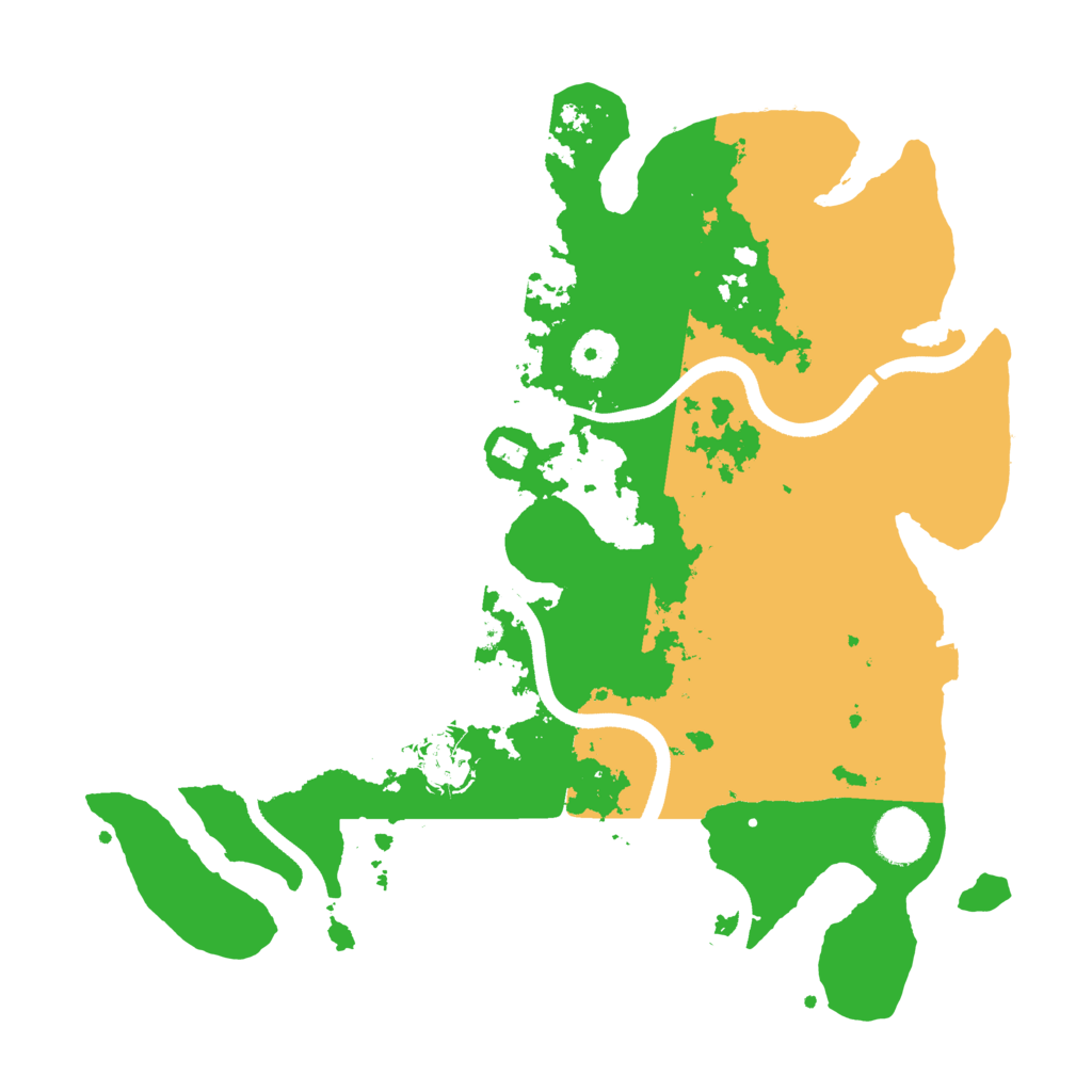 Biome Rust Map: Procedural Map, Size: 3500, Seed: 83969096