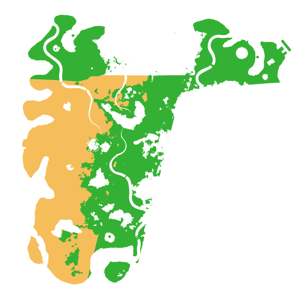 Biome Rust Map: Procedural Map, Size: 4500, Seed: 33747301