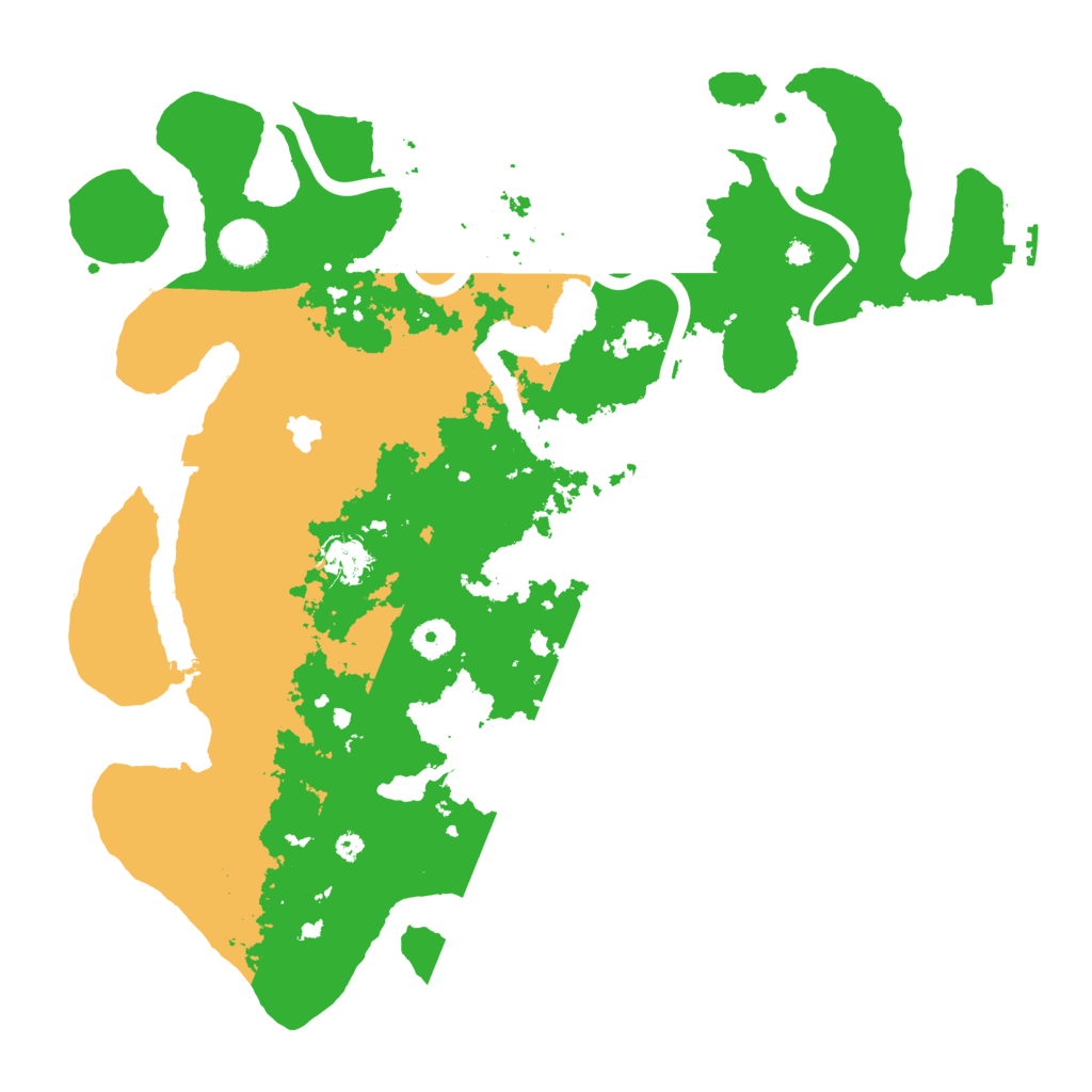 Biome Rust Map: Procedural Map, Size: 4000, Seed: 123999
