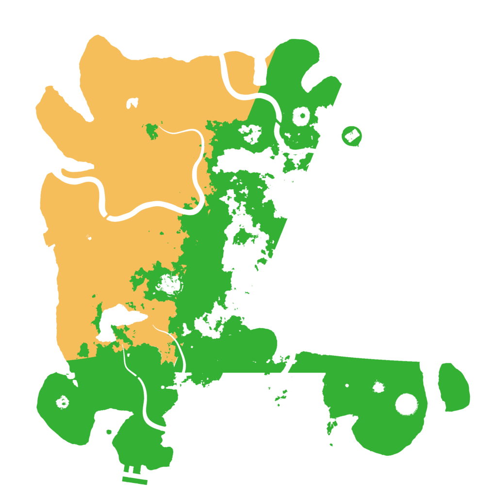 Biome Rust Map: Procedural Map, Size: 4000, Seed: 11225