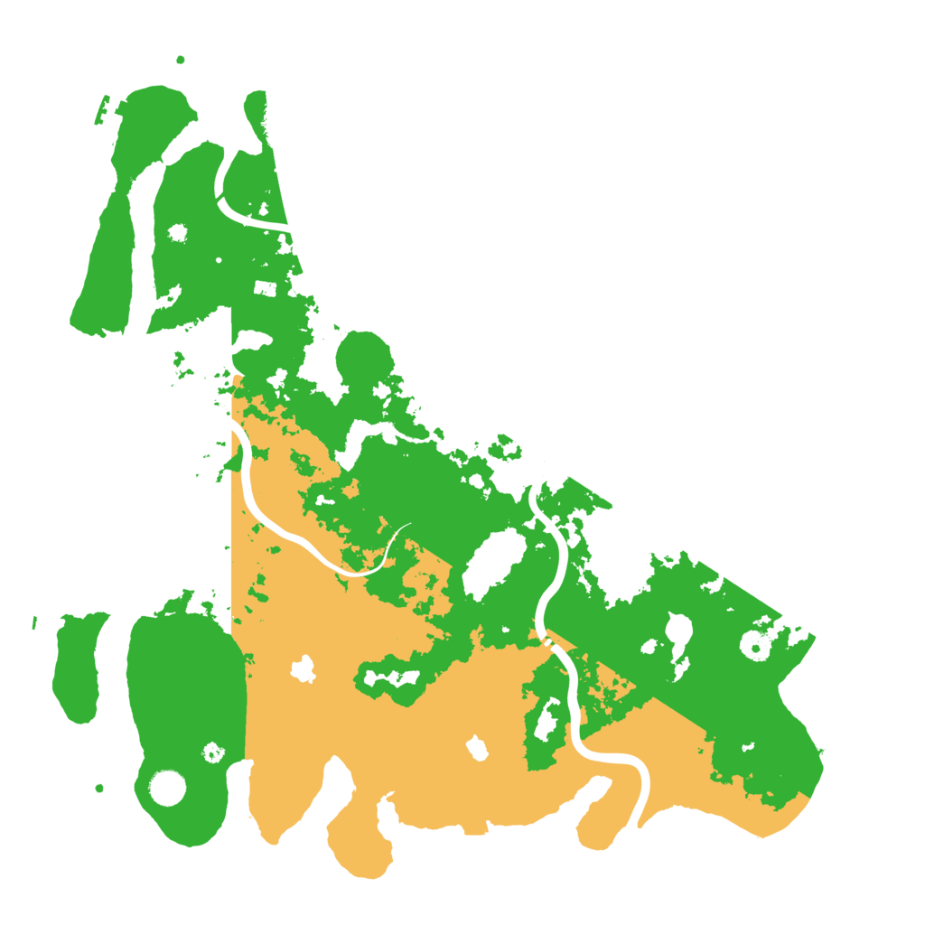 Biome Rust Map: Procedural Map, Size: 4500, Seed: 48641