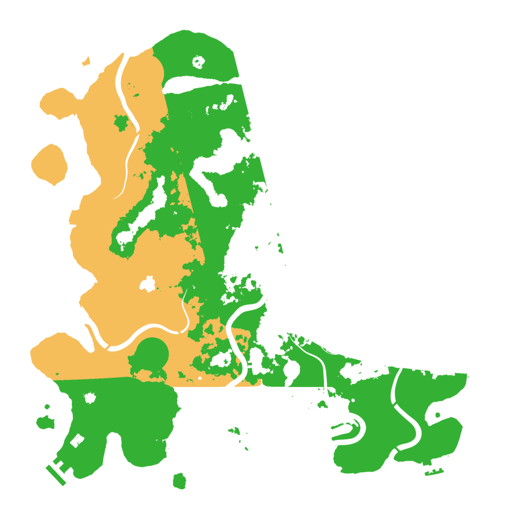 Biome Rust Map: Procedural Map, Size: 4150, Seed: 56000